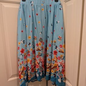 Torrid Aloha Floral Print Midi Skirt